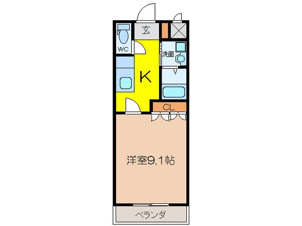 メゾンリバティーの物件間取画像